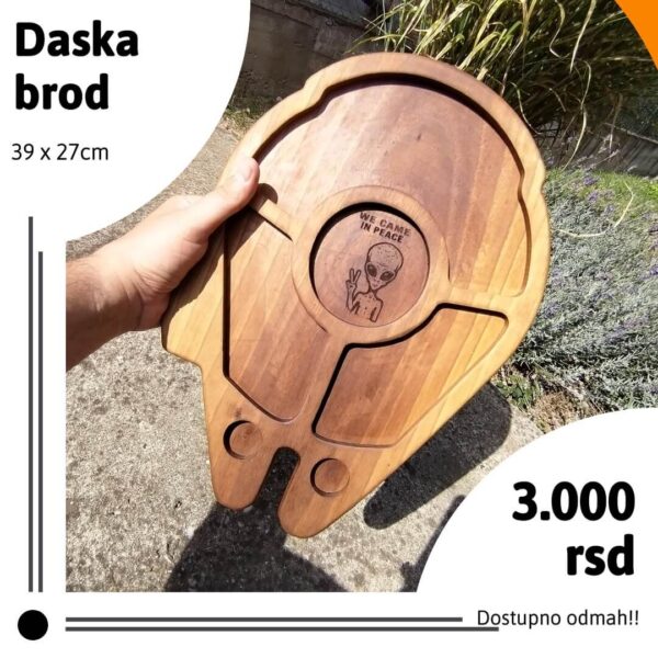 Daska brod 39x27cm