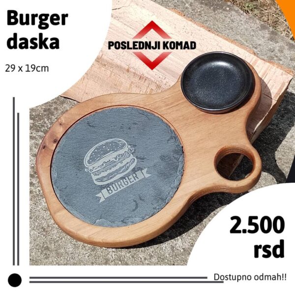 Poslednji komad burger daska Keka & Nana